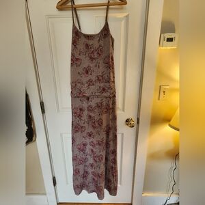 Toad & Co Long Island Maxi Dress In Poppy Size Large Organic Resort Vacation